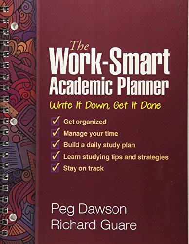 the work smart academic planner write it down get it done Epub