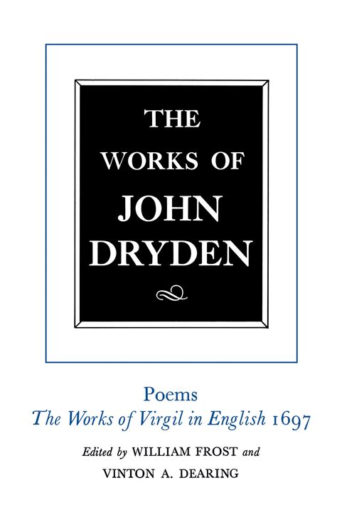 the works of john dryden volume vi poems 1697 Epub