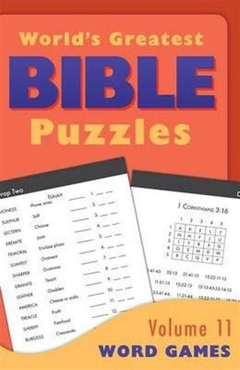 the worlds greatest bible puzzles volume 4 word search Reader