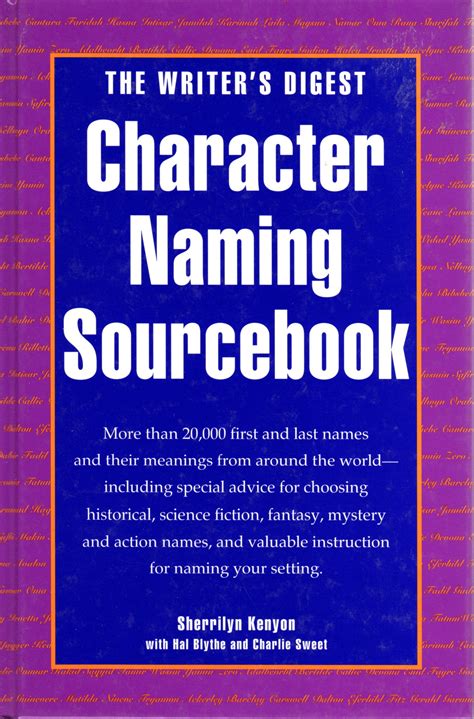 the writers digest character naming sourcebook Doc
