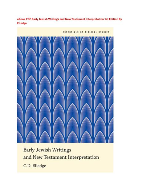 the writings of the new testament an interpretation pdf is Reader