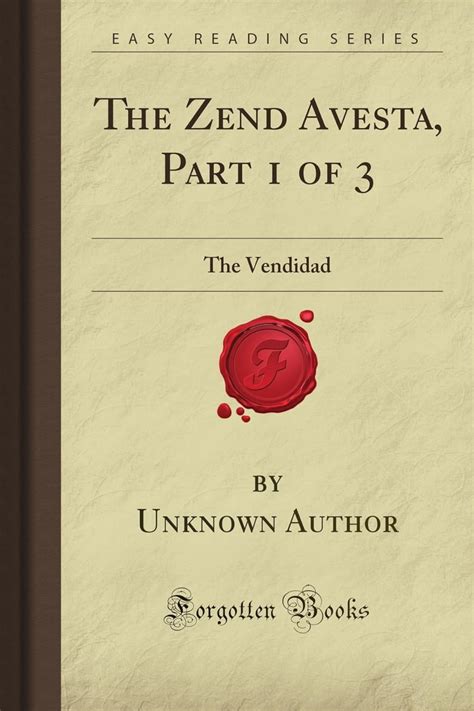the zend avesta part 1 of 3 the vendidad forgotten books Kindle Editon