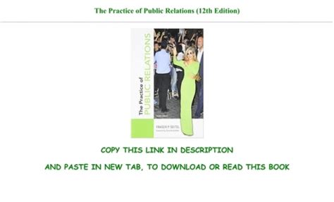 the-practice-of-public-relations-12th-edition-pdf Ebook Kindle Editon