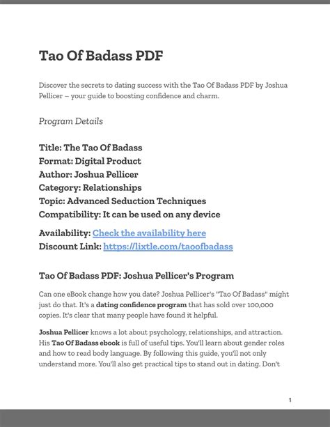 the-tao-of-badass-pdf-ebook-free-download-joshua Reader