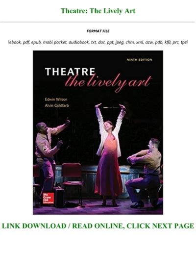 theater the lively art 8th edition pdf Kindle Editon