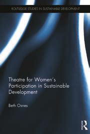 theatre womens participation sustainable development Epub