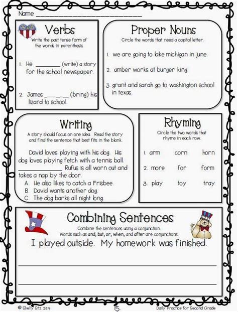 thematic units for second grade language arts PDF