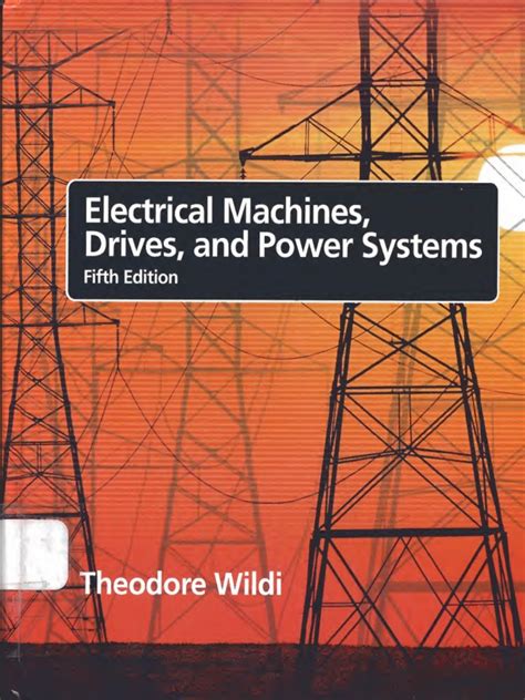 theodore wildi electrical machines 5th edition PDF