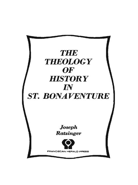 theology of history in st bonaventure Doc