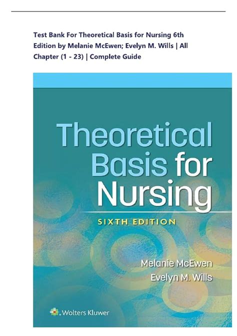 theoretical basis for nursing north american edition PDF