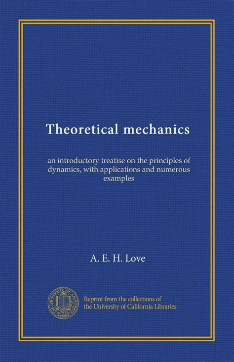theoretical mechanics introductory treatise principles Epub