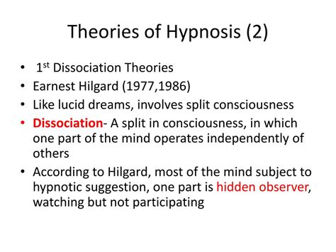 theories of hypnosis theories of hypnosis PDF