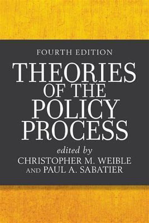 theories of the policy process Ebook PDF