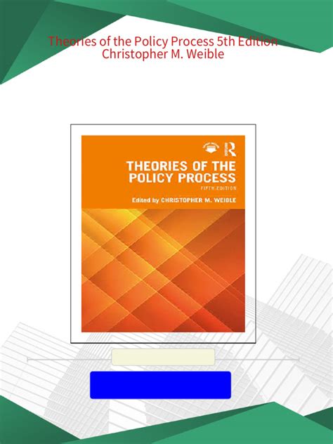 theories of the policy process Ebook PDF