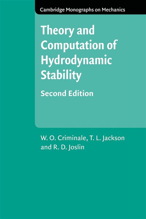 theory and computation of hydrodynamic stability Ebook Doc