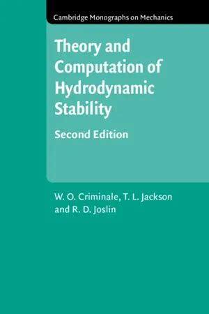 theory and computation of hydrodynamic stability Ebook Doc