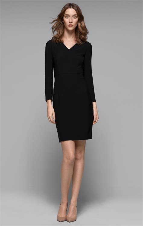 theory black dress