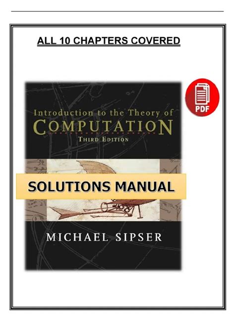 theory of computation 3rd edition solutions Epub