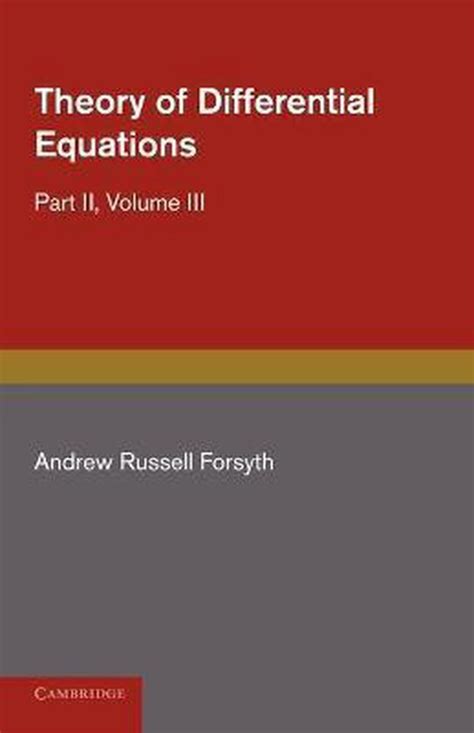 theory of differential equations 6 volume set PDF