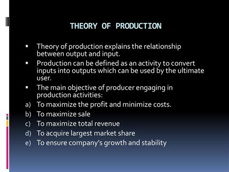 theory of production theory of production Kindle Editon