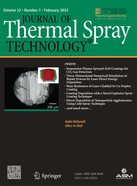 thermal spray technology journal Epub