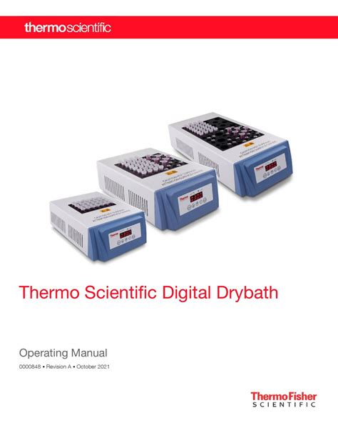 thermo scientific operating manual PDF