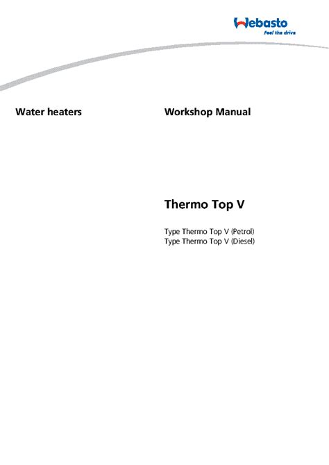 thermo top v manual Kindle Editon