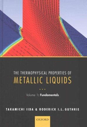 thermophysical properties metallic liquids thermo Doc