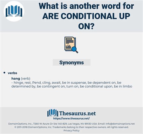 thesaurus conditional