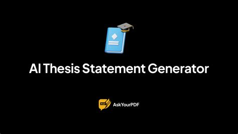 thesis statement ai generator