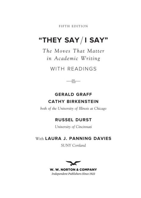 they_say_i_say_with_readings_pdf Epub