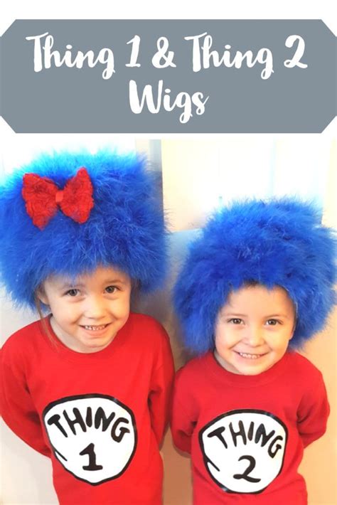 thing 1 and thing 2 wigs