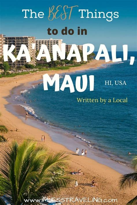 things to do in kaanapali