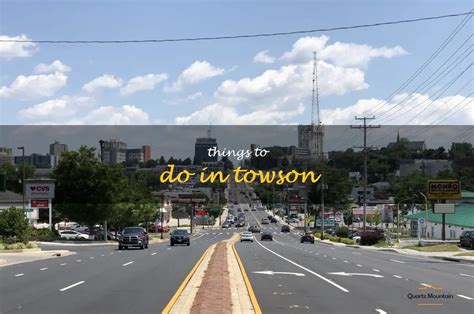 things to do in towson