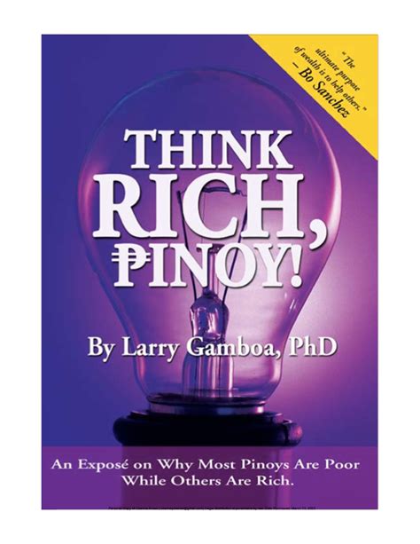 think rich pinoy by larry gamboa Ebook Kindle Editon