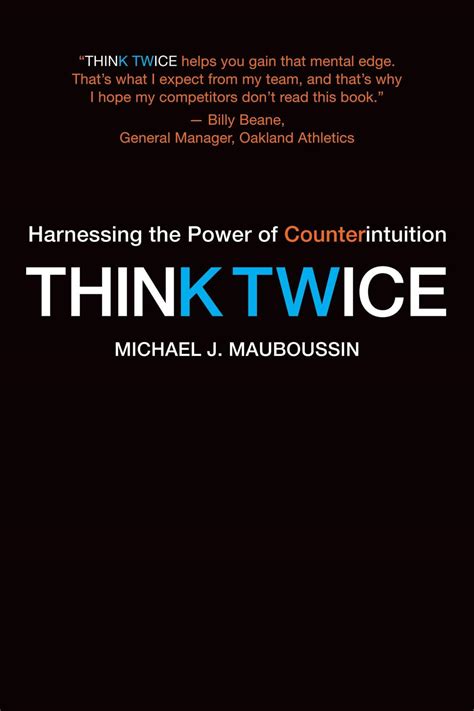 think twice harnessing the power of counterintuition Epub