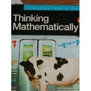 thinking mathematically 4th edition Reader