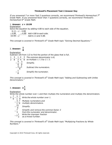 thinkwell macroeconomics test answers Doc