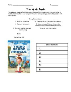 third grade angels chapter questions PDF