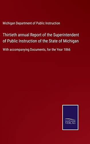 thirtieth annual report superintendent instruction PDF