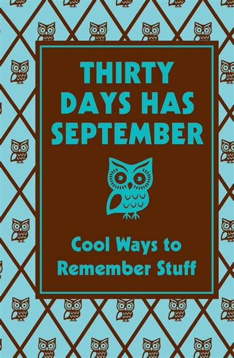 thirty days has september cool ways to remember stuff best at everything Reader