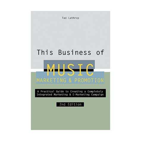 this business of music marketing 2nd edition Doc