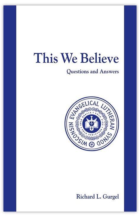 this we believe questions and answers Epub