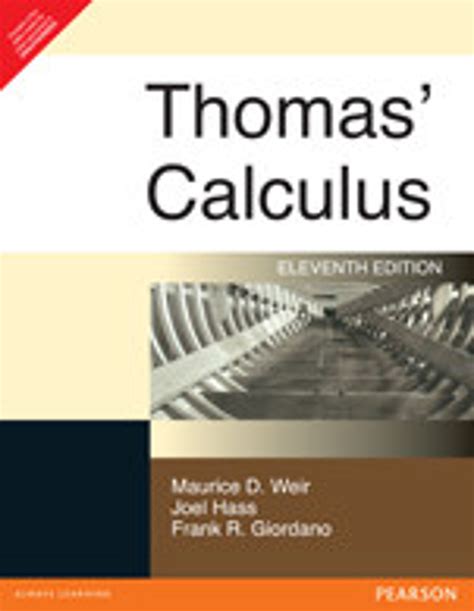 thomas calculus 11th edition table of contents Epub