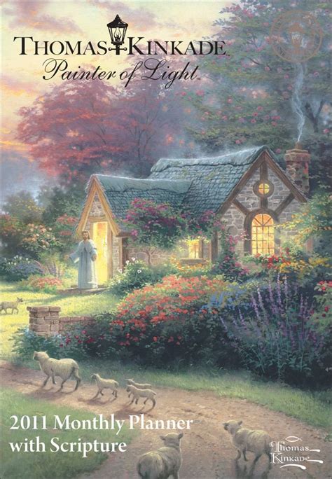 thomas kinkade painter of light 2011 monthly planner calendar PDF