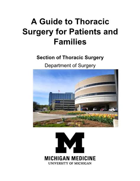 thoracic surgery patients guide PDF