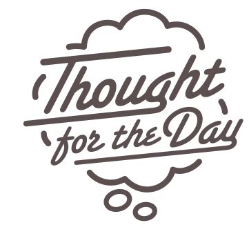 thought of the day graphic