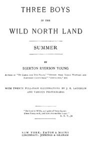 three boys wild north land Epub