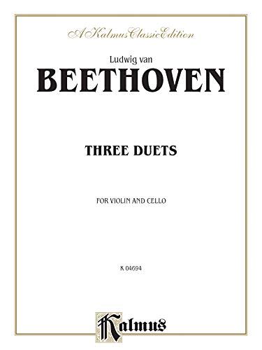 three duets for violin and cello kalmus edition Kindle Editon