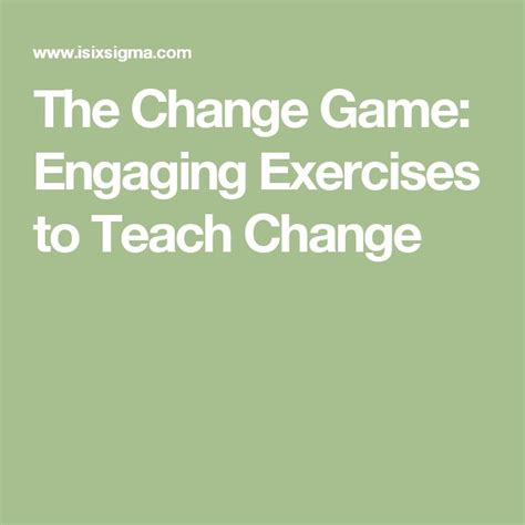 three exercises to teach change obts teaching society PDF